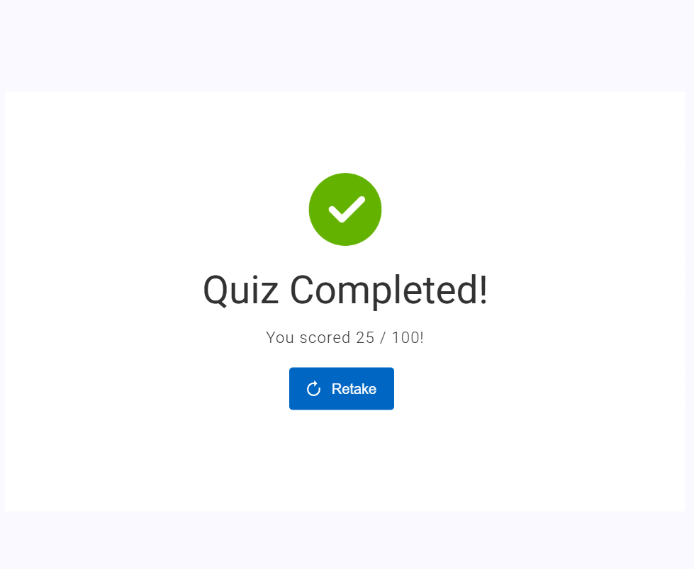 Quiz App Screen 3